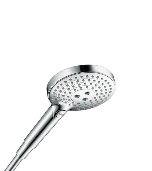 AXOR-HG-AXOR-ShowerSolutions-Handbrause-120-3jet-EcoSmart-Edelstahl-Optic-26051800 gallery number 1